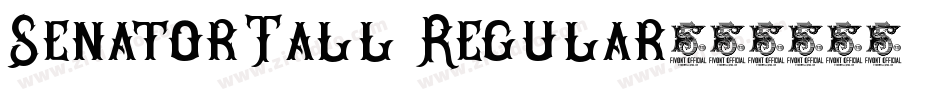 SenatorTall Regular字体转换
